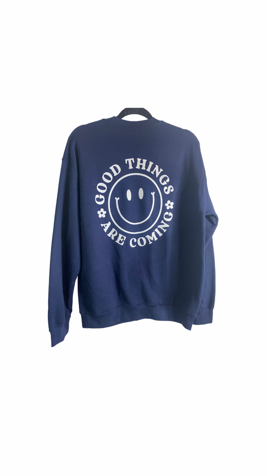 Good Things Are Coming Crew-Neck Sweatshirt